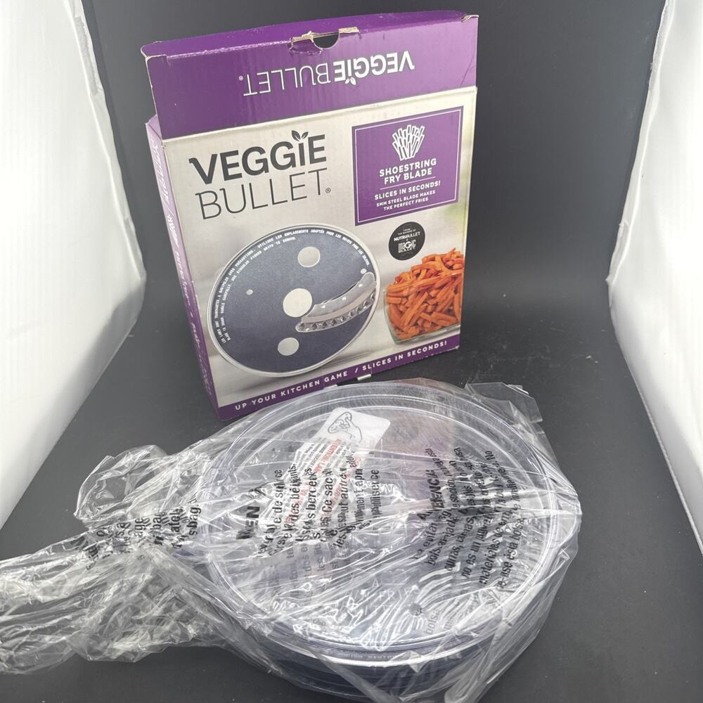 Veggie Bullet Shoestring Fry Blade Replacement Attachment Nutribullet